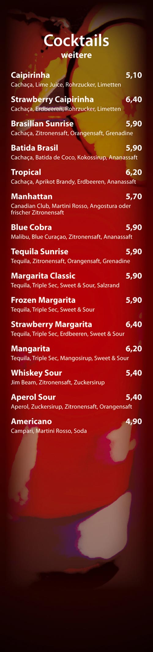 Cocktails - Cocktailbar Die Kiste in Cuxhaven