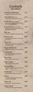 Cocktails ohne Alkohol - Cocktailbar Die Kiste in Cuxhaven