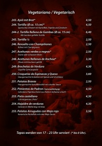 Vegetarische Speisen