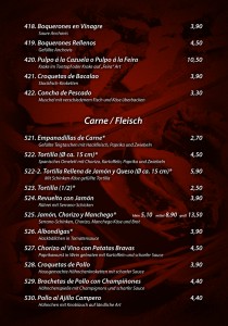 Meeresfrüchte, Fisch und Fleisch