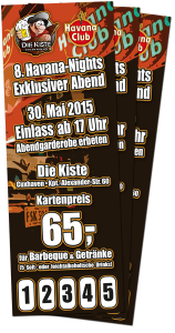 Exklusiver Spieleabend in der Kiste in Cuxhaven