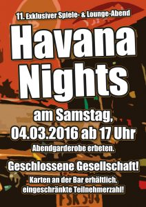 Spiele- und Loungeabend am 04.03.2017 in der Kiste in Cuxhaven