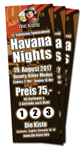 Spieleabend in der Die Kiste in Cuxhaven