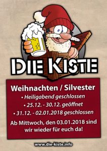 Weihnachten Silvester 2017/2018