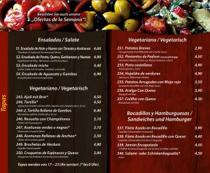 Tapas - Vegetarisch - Sandwiches - Hamburger - Die Kiste in Cuxhaven