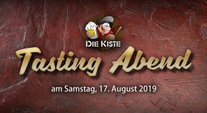 Tasting Abend am 17. August 2019