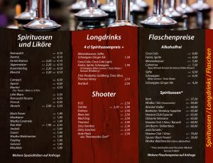 Spirituosen, Longdrinks - Die Kiste in Cuxhaven