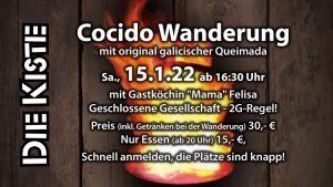 Cocido-Wanderung am 15.1.2022