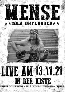 Livemusik mit MENSE am 13.11.2021