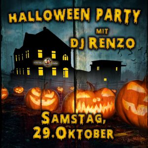 Halloween Party mit DJ RENZO am Samstag, 29.10.2022 in der DIE KISTE in Cuxhaven.