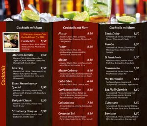 Cocktails mit Rum - Die Kiste Cuxhaven