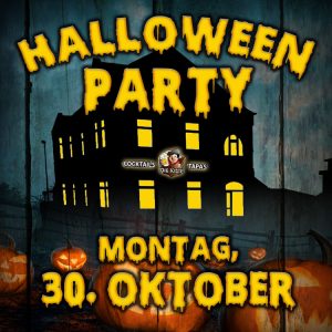 Halloween Party am Montag, 30. Oktober 2023