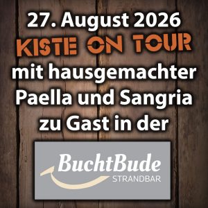 Spanischer Abend in der BuchtBude am 27. August 2026