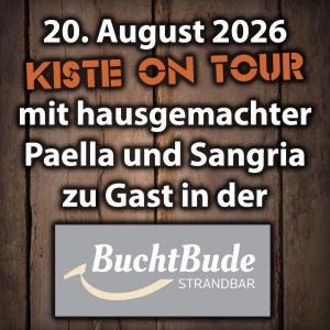 Spanischer Abend in der BuchtBude am 20. August 2026